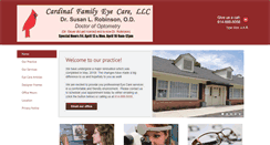 Desktop Screenshot of cardinaleyecare.com